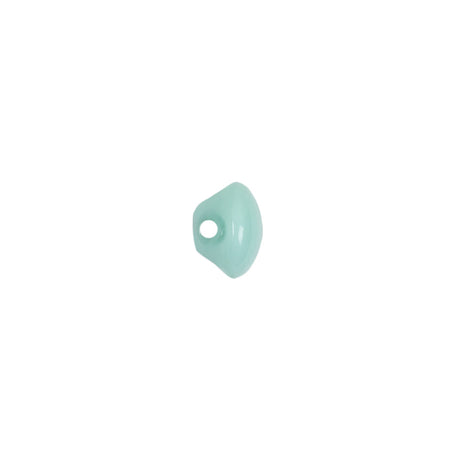 European Mint Self Back Glass Button - 14L/9mm