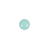 European Mint Self Back Glass Button - 14L/9mm