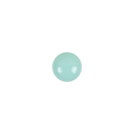 European Mint Self Back Glass Button - 14L/9mm