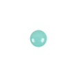 European Blue Green Self Back Glass Button - 14L/9mm