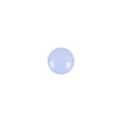 European Light Blue Self Back Glass Button - 14L/9mm