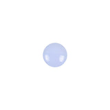European Light Blue Self Back Glass Button - 14L/9mm