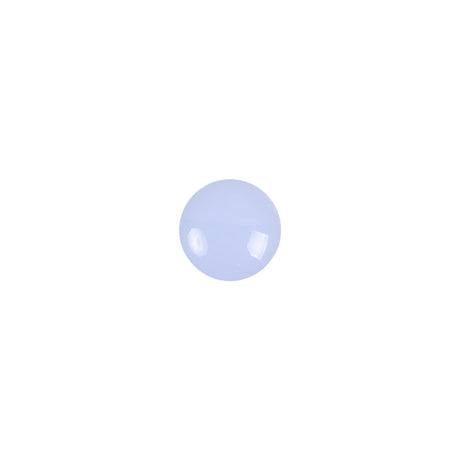 European Light Blue Self Back Glass Button - 14L/9mm