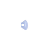 European Periwinkle Self Back Glass Button - 14L/9mm