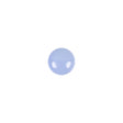 European Periwinkle Self Back Glass Button - 14L/9mm