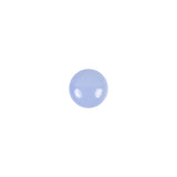 European Periwinkle Self Back Glass Button - 14L/9mm