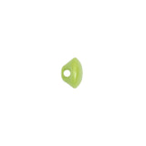 European Green Self Back Glass Button - 14L/9mm