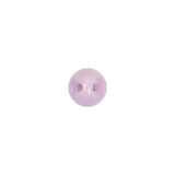 European Dark Lilac Self Back Glass Button - 14L/9mm