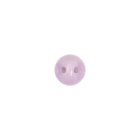 European Dark Lilac Self Back Glass Button - 14L/9mm