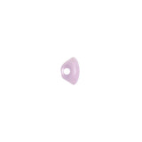 European Dark Lilac Self Back Glass Button - 14L/9mm