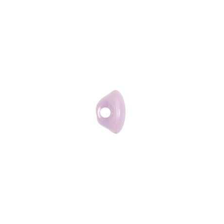 European Dark Lilac Self Back Glass Button - 14L/9mm