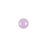 European Dark Lilac Self Back Glass Button - 14L/9mm