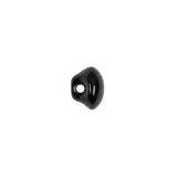 European Black Self Back Glass Button - 16L/10mm