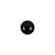 European Black Self Back Glass Button - 16L/10mm
