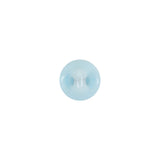 European Baby Blue Self Back Glass Button - 16L/10mm