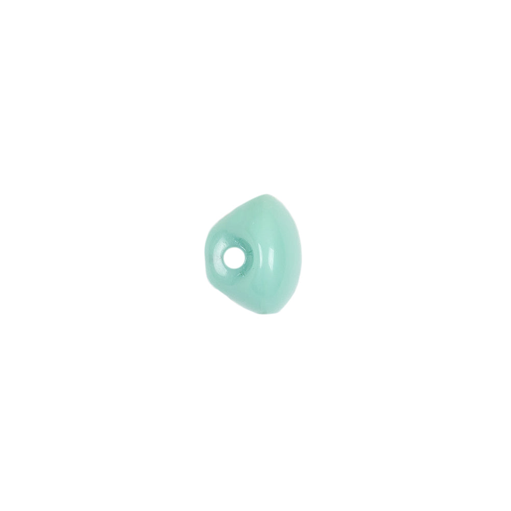 European Mint Self Back Glass Button - 16L/10mm