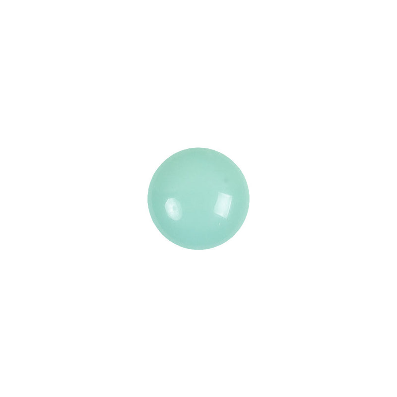 European Mint Self Back Glass Button - 16L/10mm