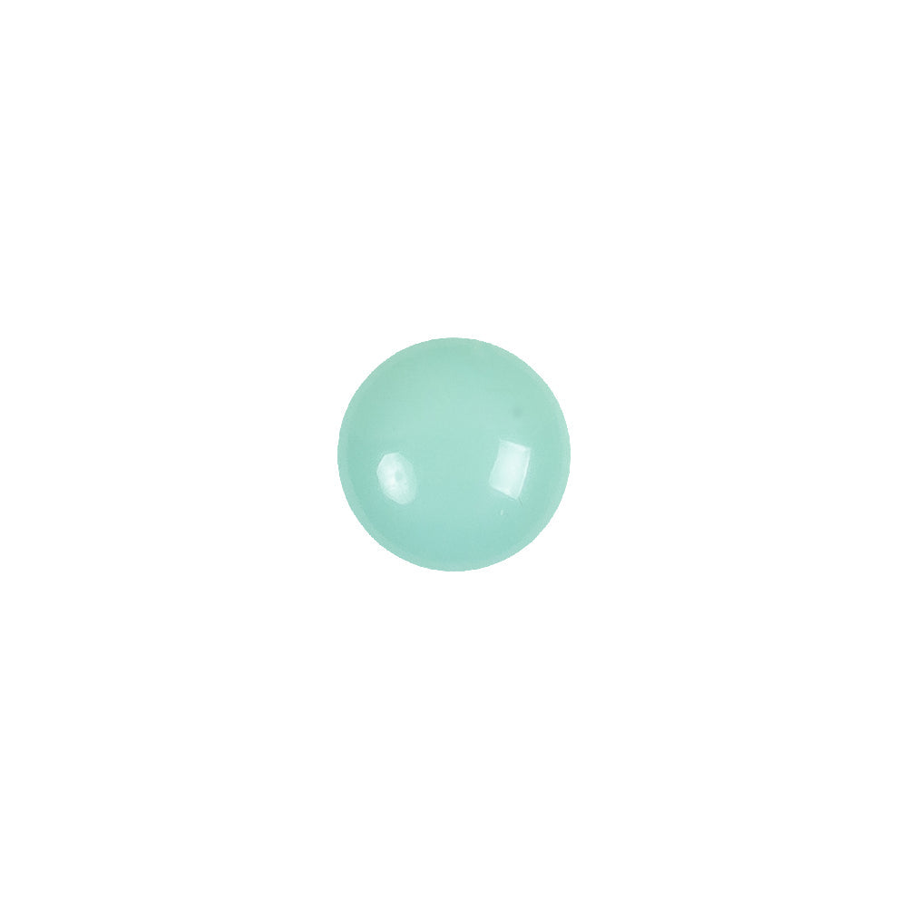 European Mint Self Back Glass Button - 16L/10mm