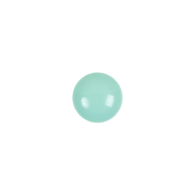 European Mint Self Back Glass Button - 16L/10mm