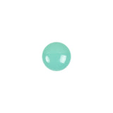 European Blue Green Self Back Glass Button - 16L/10mm