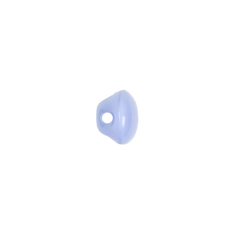 European Periwinkle Self Back Glass Button - 16L/10mm