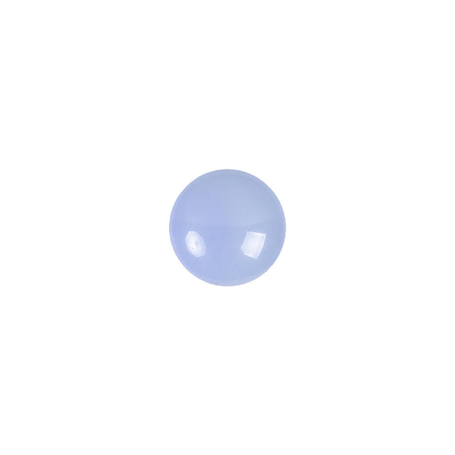 European Periwinkle Self Back Glass Button - 16L/10mm