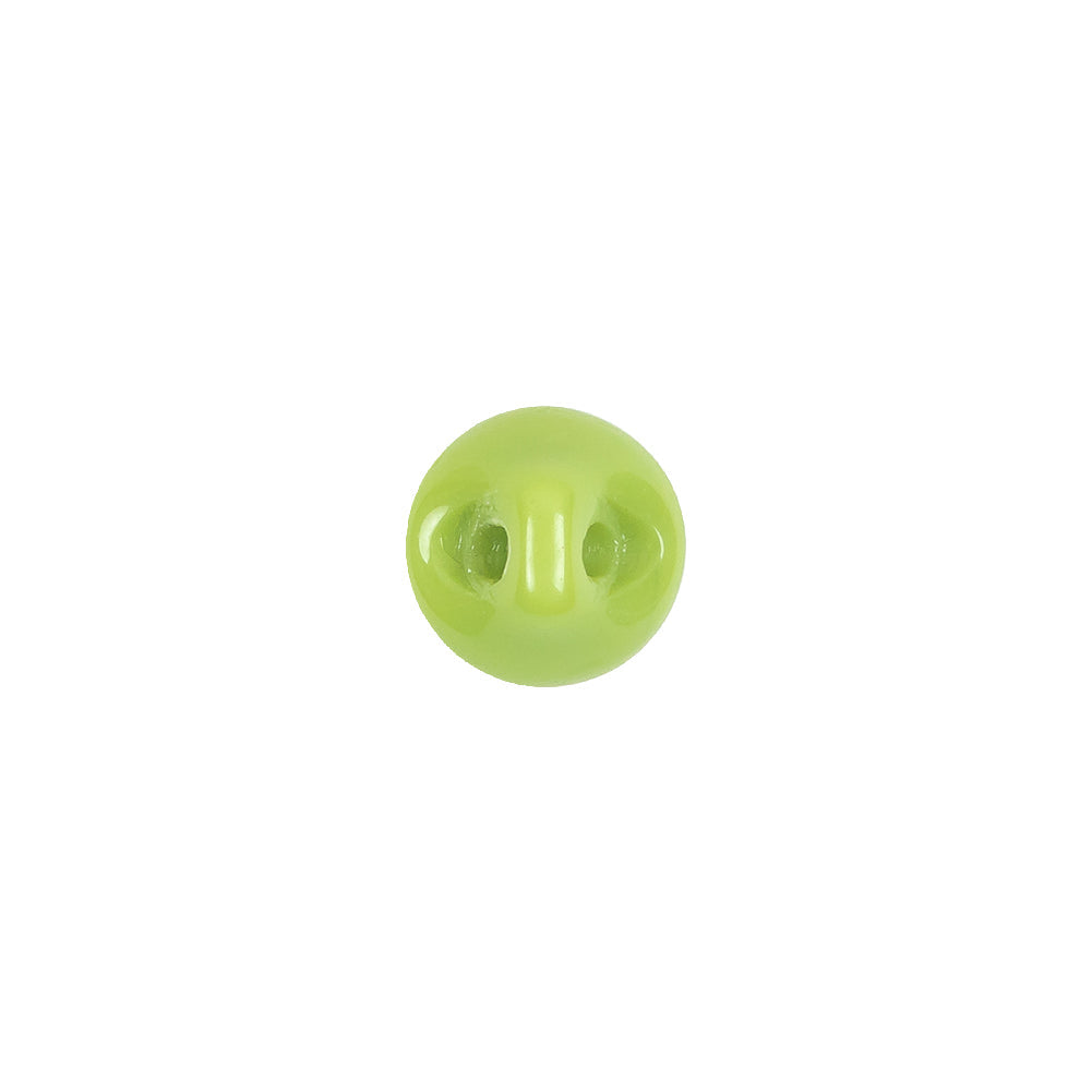 European Green Self Back Glass Button - 16L/10mm