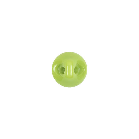 European Green Self Back Glass Button - 16L/10mm