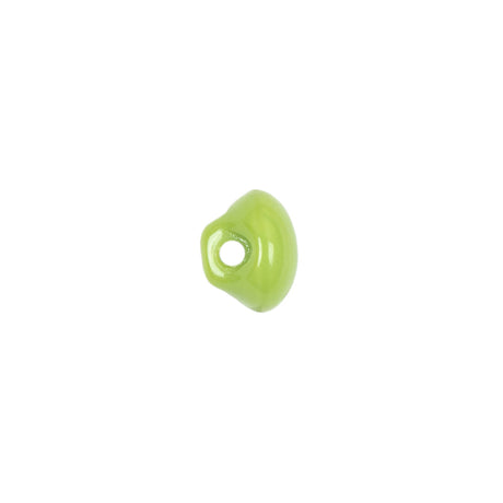 European Green Self Back Glass Button - 16L/10mm