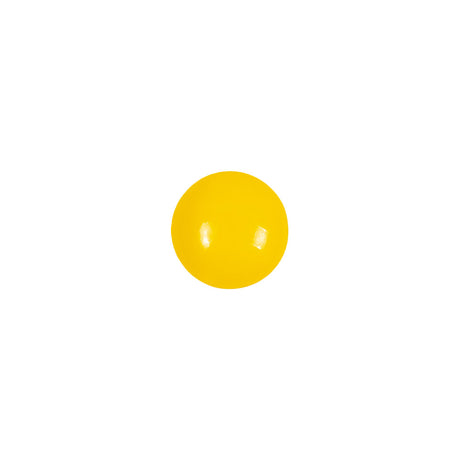 European Yellow Self Back Glass Button - 16L/10mm