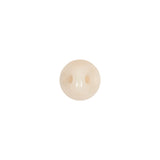 European Beige Half Domed Self Back Glass Button - 16L/10mm