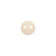 European Beige Half Domed Self Back Glass Button - 16L/10mm
