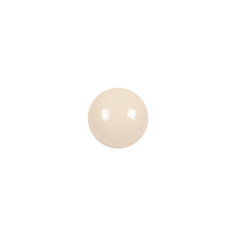 European Beige Half Domed Self Back Glass Button - 16L/10mm