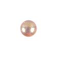 European AB Pink Self Back Glass Button - 18L/11.5mm