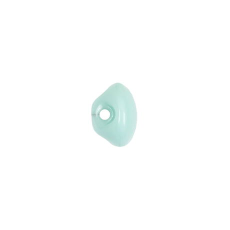 European Mint Self Back Glass Button - 18L/11.5mm