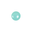European Blue Green Self Back Glass Button - 18L/11.5mm