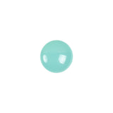 European Blue Green Self Back Glass Button - 18L/11.5mm