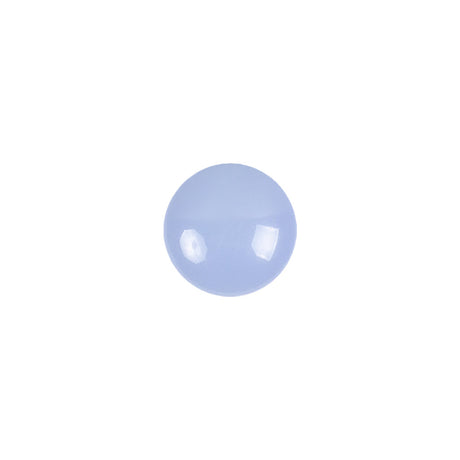 European Periwinkle Self Back Glass Button - 18L/11.5mm