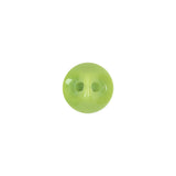 European Green Self Back Glass Button - 18L/11.5mm