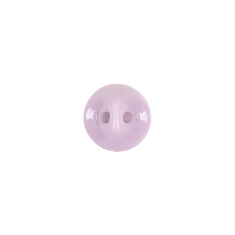 European Dark Lilac Self Back Glass Button - 18L/11.5mm