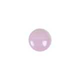 European Dark Lilac Self Back Glass Button - 18L/11.5mm