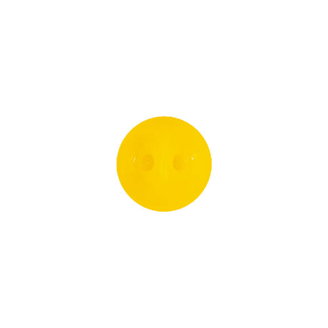 European Yellow Self Back Glass Button - 18L/11.5mm
