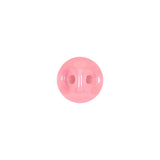 European Dark Pink Self Back Glass Button - 18L/11.5mm