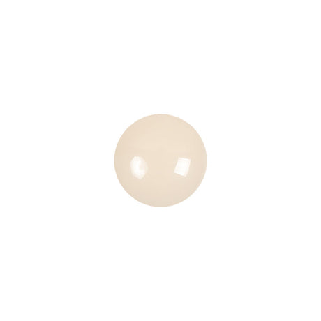 European Beige Self Back Glass Button - 18L/11.5mm