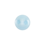 European Baby Blue Self Back Glass Button - 20L/12.5mm