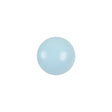 European Baby Blue Self Back Glass Button - 20L/12.5mm