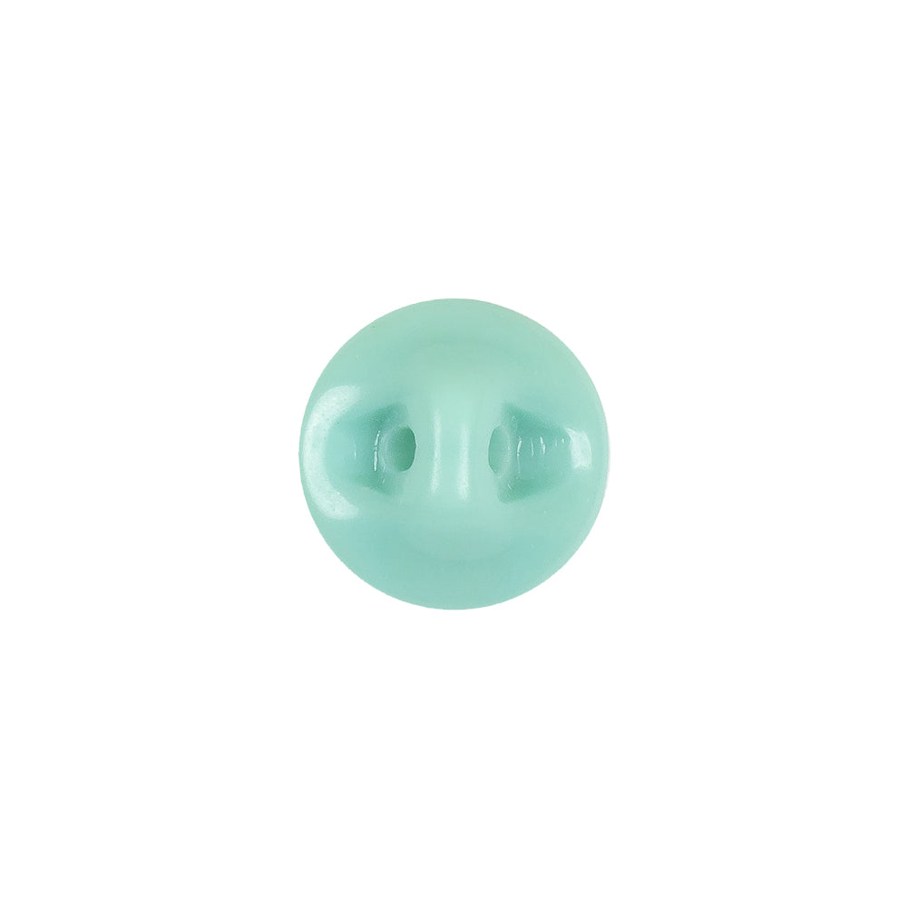 European Mint Self Back Glass Button - 20L/12.5mm