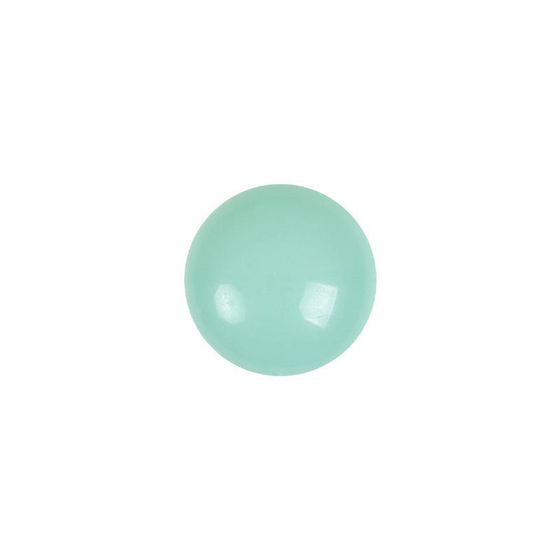 European Mint Self Back Glass Button - 20L/12.5mm