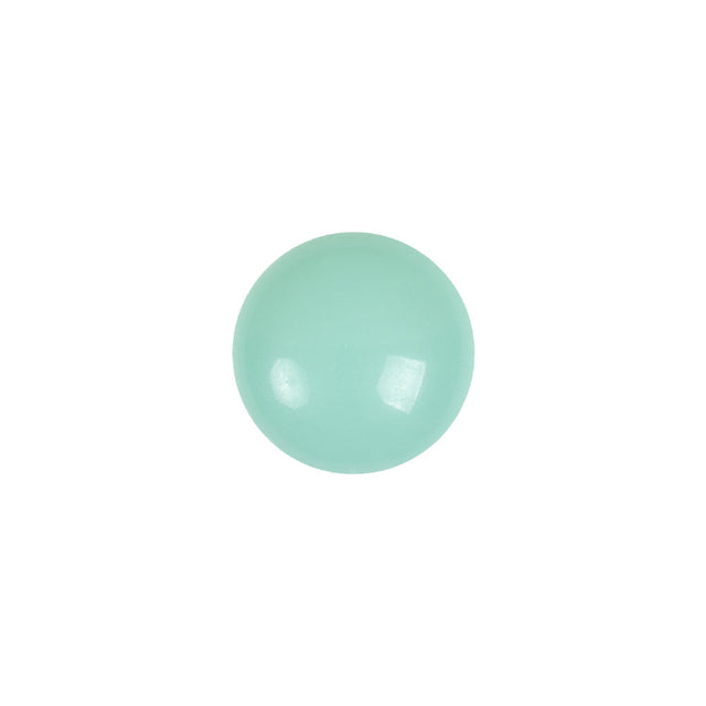 European Mint Self Back Glass Button - 20L/12.5mm