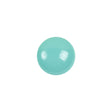 European Blue Green Self Back Glass Button - 20L/12.5mm